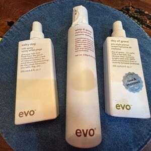 Nwt EVO hair styling product trio (will separate per preference)